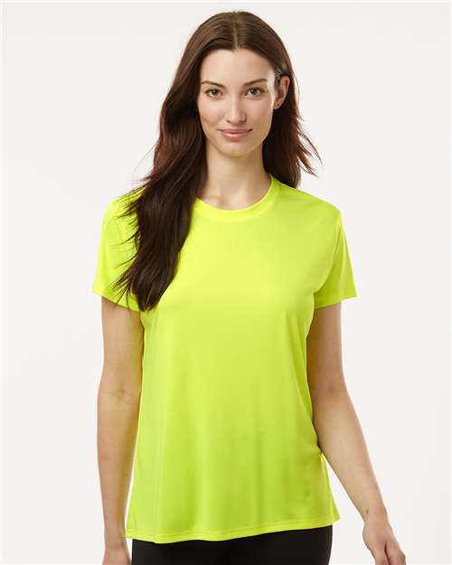 Women's Pro-Lock Performance T-Shirt - OnModelFront - B00796163 - Neon Yellow
