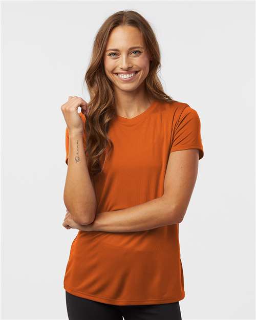 Women's Pro-Lock Performance T-Shirt - OnModelFront - B00796203 - Rust