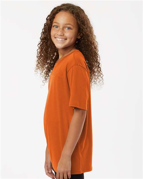 Youth Pro-Lock Performance T-Shirt - OnModelSide - B00896192 - Rust