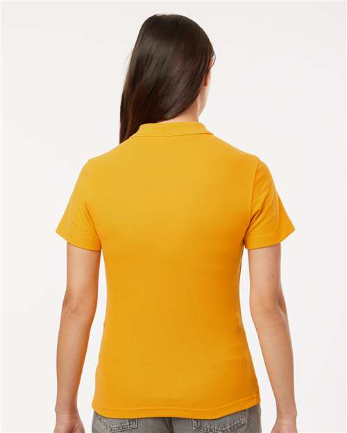 Women's Pique Polo - OnModelBack - B01096133 - Gold