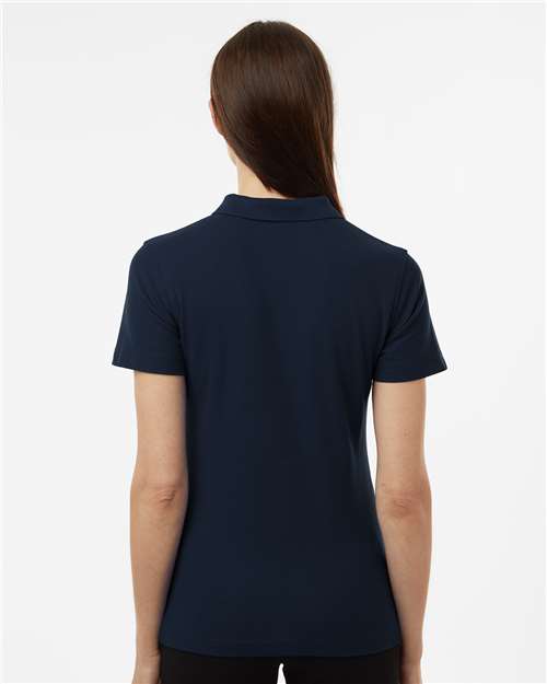 Women's Pique Polo - OnModelBack - B01096193 - Navy