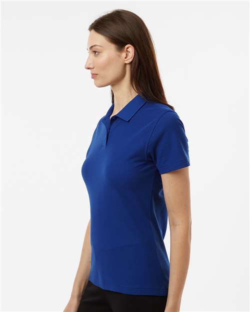Women's Pique Polo - OnModelSide - B01096753 - Royal