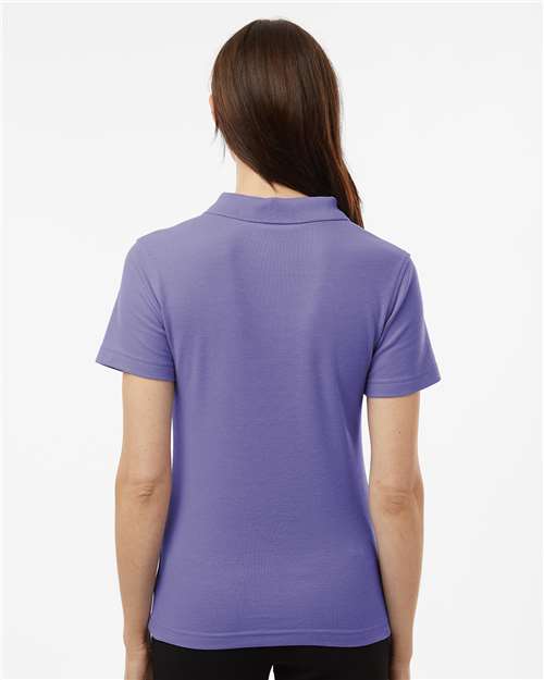 Women's Pique Polo - OnModelBack - B01096263 - Violet