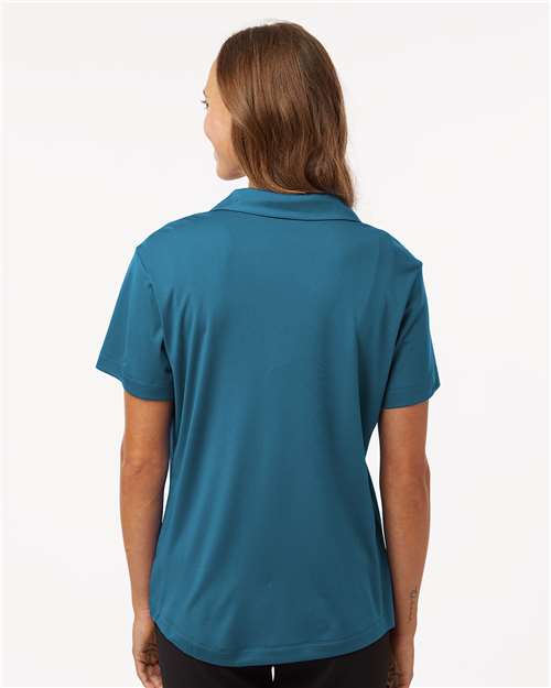 Women's Pro-Lock Performance Polo - OnModelBack - B01896113 - Pacific Blue