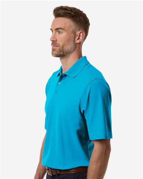 Men's Resolve CVC Performance Pique Polo - OnModelSide - B261A7763 - Electric Blue