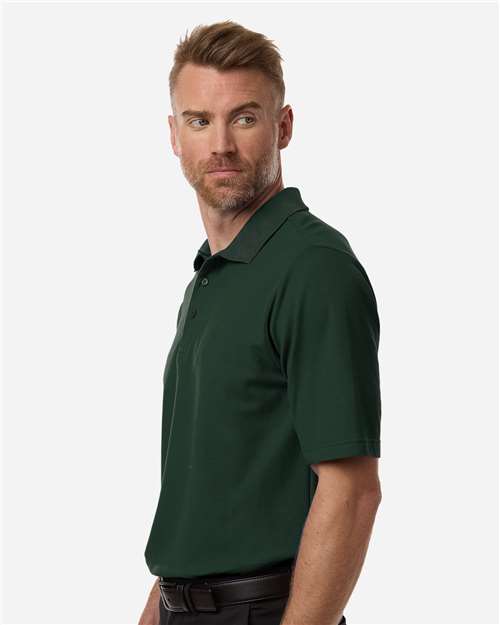 Men's Resolve CVC Performance Pique Polo - OnModelSide - B261A7543 - Forest