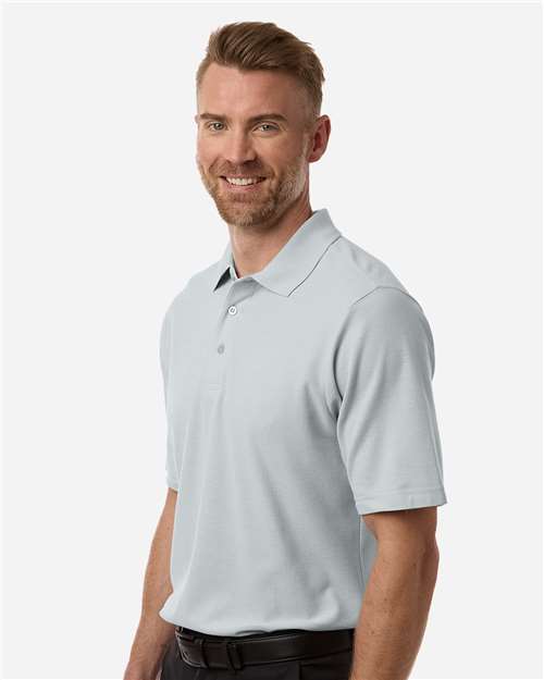 Men's Resolve CVC Performance Pique Polo - OnModelSide - B261A7353 - Platinum