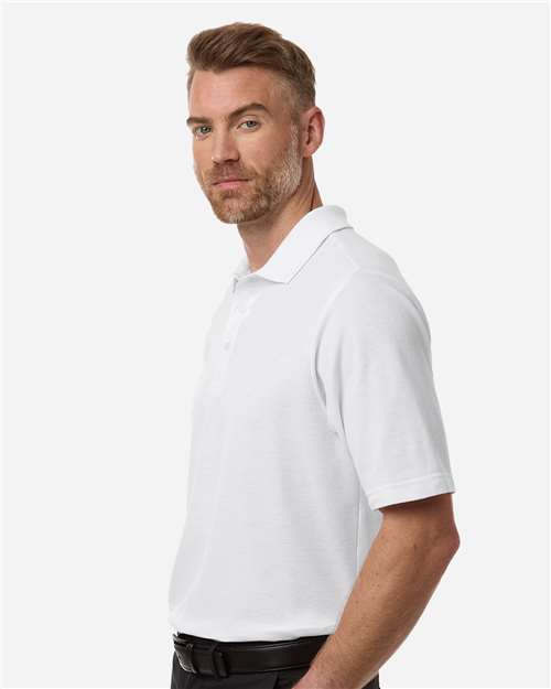 Men's Resolve CVC Performance Pique Polo - OnModelSide - B261A7003 - White