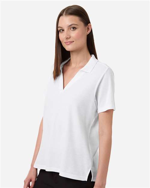 Women's Resolve CVC Performance Pique Polo - OnModelSide - B263A7002 - White