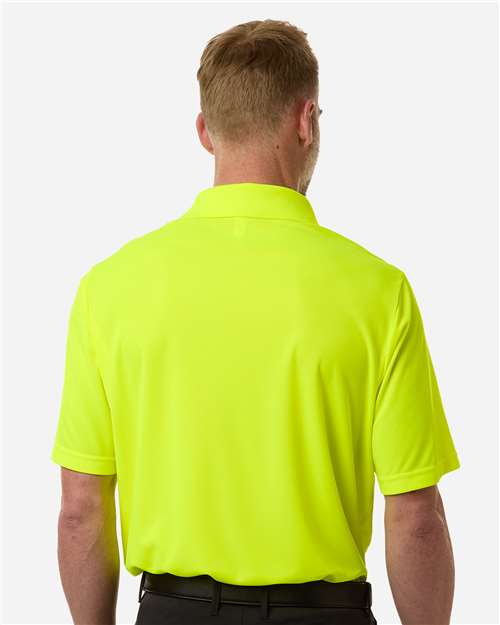 Men's Nova Performance Pique Polo - OnModelBack - B264A7163 - Safety Yellow
