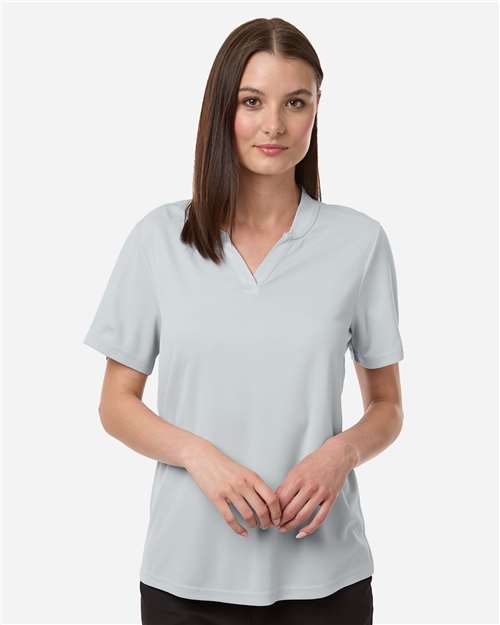 Women's Nova Performance Pique Polo - OnModelFront - B266A7352 - Platinum