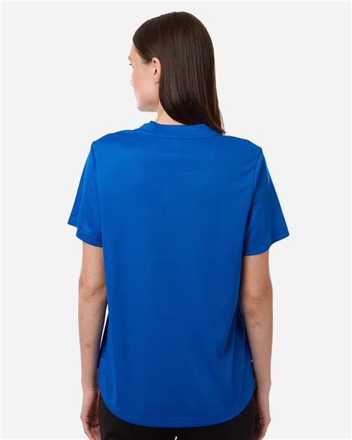 Women's Nova Performance Pique Polo - OnModelBack - B266A7752 - True Royal