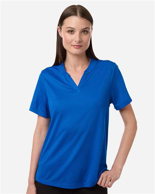 Women's Nova Performance Pique Polo - OnModelFront - B266A7752 - True Royal