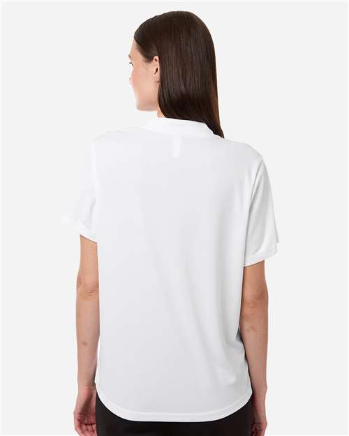 Women's Nova Performance Pique Polo - OnModelBack - B266A7002 - White