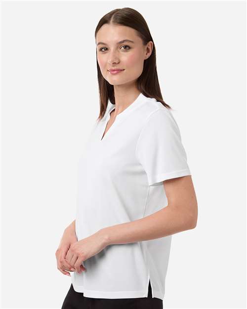 Women's Nova Performance Pique Polo - OnModelSide - B266A7002 - White