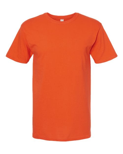 Men's Gold Soft Touch T-Shirt - Front - B01542323 - Burnt Orange