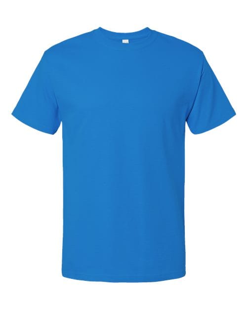 Men's Gold Soft Touch T-Shirt - Front - B01542813 - Ocean Blue