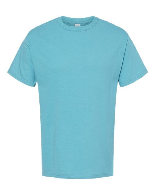 Men's Gold Soft Touch T-Shirt - Front - B01542023 - Diving Blue