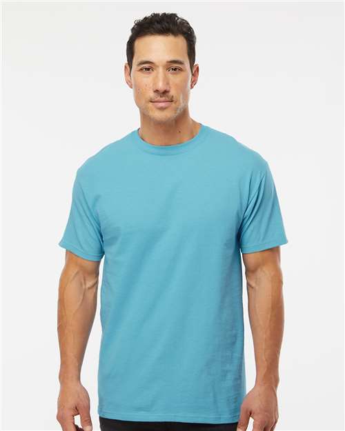 Men's Gold Soft Touch T-Shirt - OnModelFront - B01542023 - Diving Blue