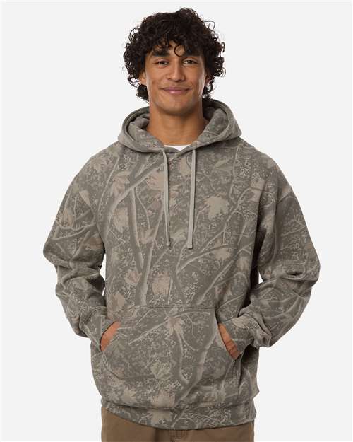 Unisex Heavyweight Hooded Sweatshirt - OnModelFront - B22276933 - Deadwood Tree Camo