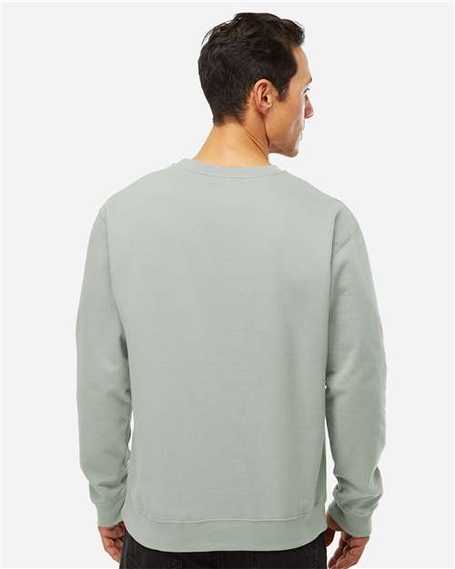 Unisex Midweight Crewneck Sweatshirt - OnModelBack - B83676443 - Dusty Sage