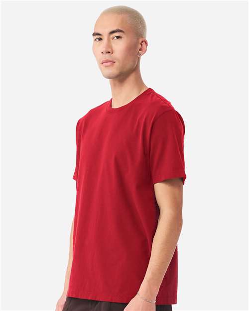 Unisex Heavyweight Garment-Dyed Tee - OnModelSide - B08306702 - Pop Red