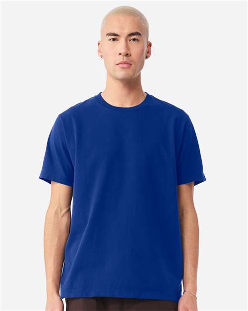Unisex Heavyweight Garment-Dyed Tee - OnModelFront - B08306752 - Royal Blue