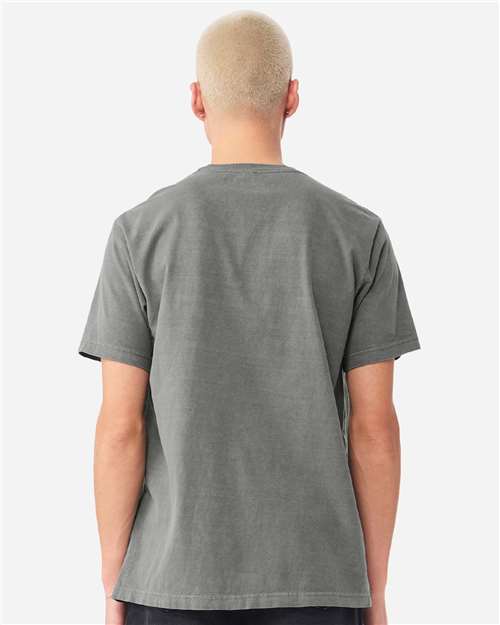 Unisex Heavyweight Garment-Dyed Tee - OnModelBack - B08306092 - Washed Grey