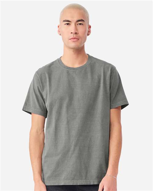 Unisex Heavyweight Garment-Dyed Tee - OnModelFront - B08306092 - Washed Grey
