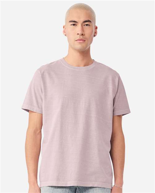 Unisex Heavyweight Garment-Dyed Tee - OnModelFront - B08306672 - Washed Lavender