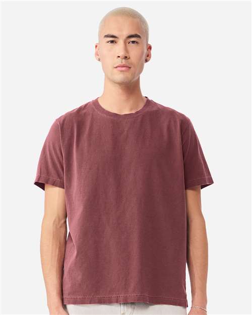 Unisex Heavyweight Garment-Dyed Tee - OnModelFront - B08306532 - Washed Maroon