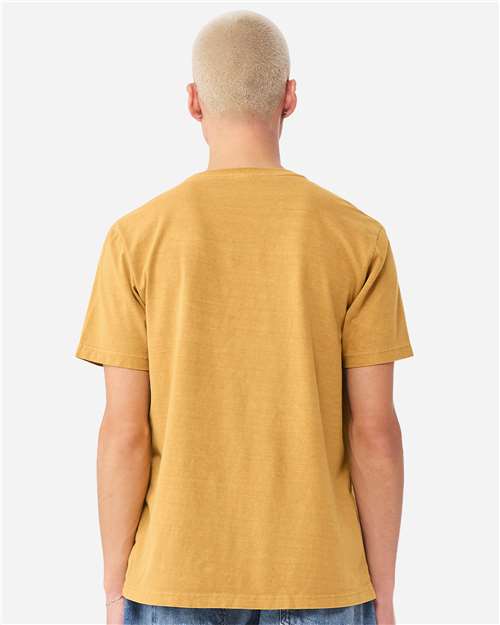 Unisex Heavyweight Garment-Dyed Tee - OnModelBack - B08306412 - Washed Mustard