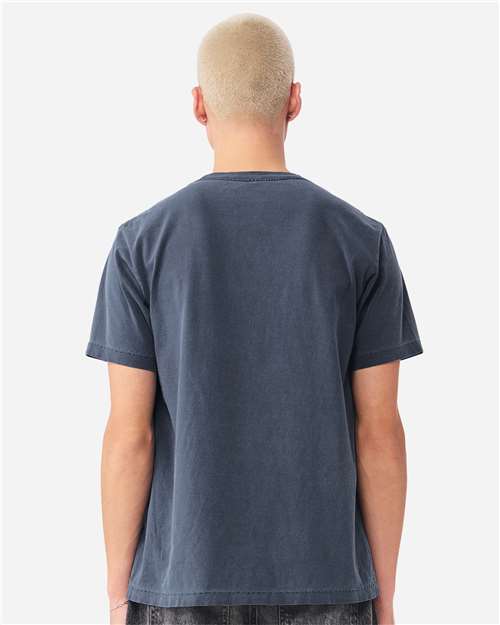 Unisex Heavyweight Garment-Dyed Tee - OnModelBack - B08306132 - Washed Navy