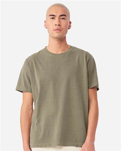 Unisex Heavyweight Garment-Dyed Tee - OnModelFront - B08306542 - Washed Olive