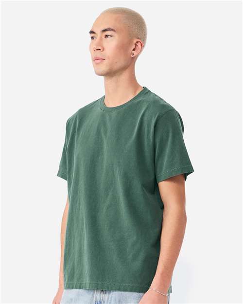 Unisex Heavyweight Garment-Dyed Tee - OnModelSide - B08306142 - Washed Pine