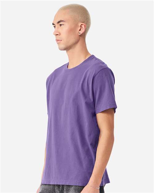 Unisex Heavyweight Garment-Dyed Tee - OnModelSide - B08306152 - Washed Purple