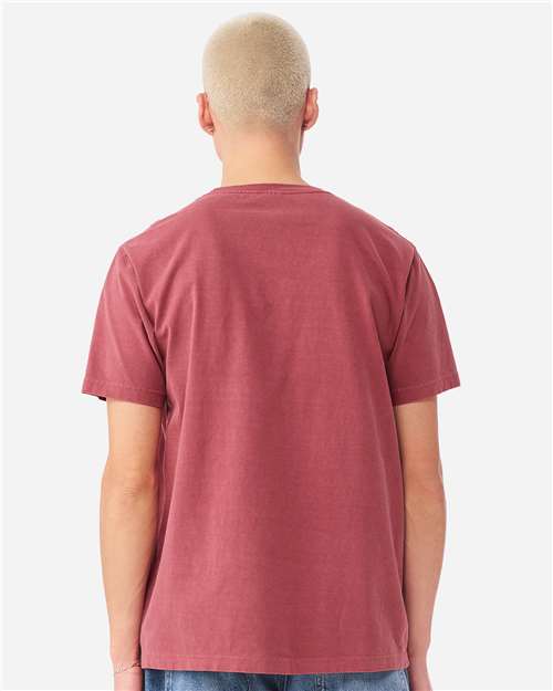 Unisex Heavyweight Garment-Dyed Tee - OnModelBack - B08306162 - Washed Red