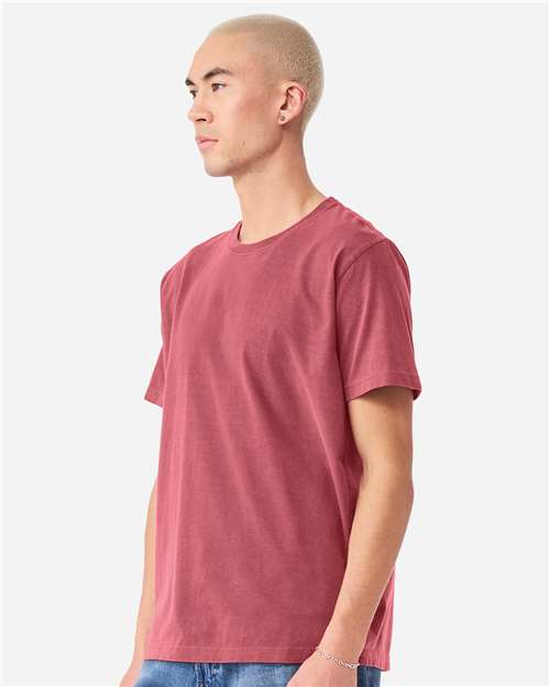 Unisex Heavyweight Garment-Dyed Tee - OnModelSide - B08306162 - Washed Red