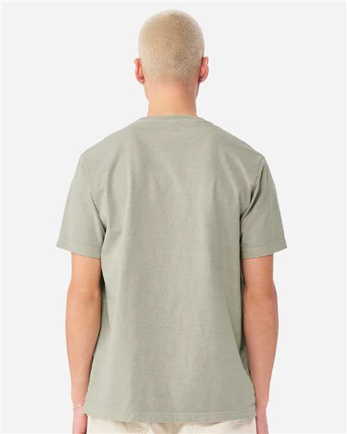 Unisex Heavyweight Garment-Dyed Tee - OnModelBack - B08306192 - Washed Thyme