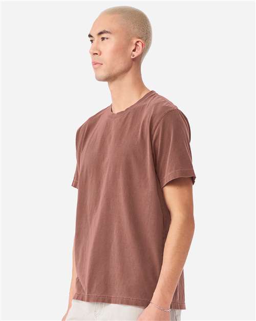 Unisex Heavyweight Garment-Dyed Tee - OnModelSide - B08306212 - Washed Chestnut