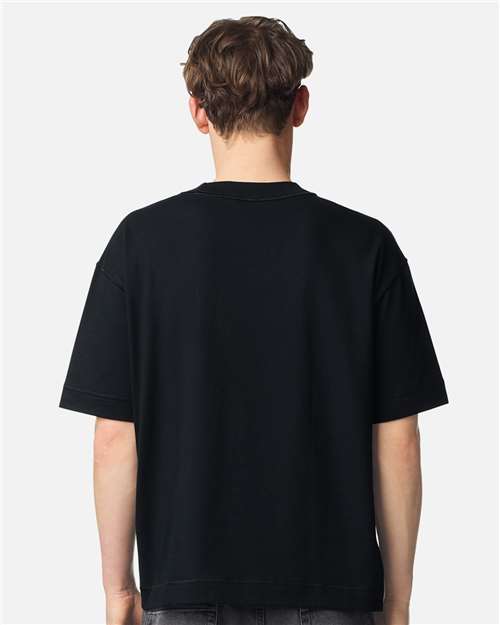 13ML0 Unisex Heavyweight Cotton Mid-Length Tee in 
