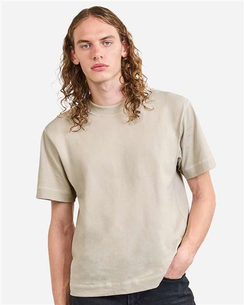 13ML0 Unisex Heavyweight Cotton Mid-Length Tee in 