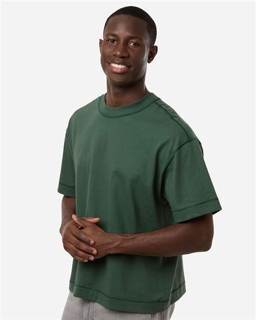 13ML0 Unisex Heavyweight Cotton Mid-Length Tee in 
