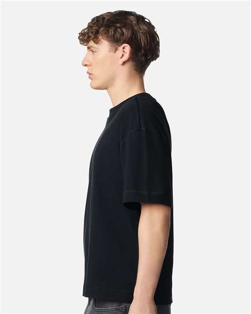 13ML0 Unisex Heavyweight Cotton Mid-Length Tee in 