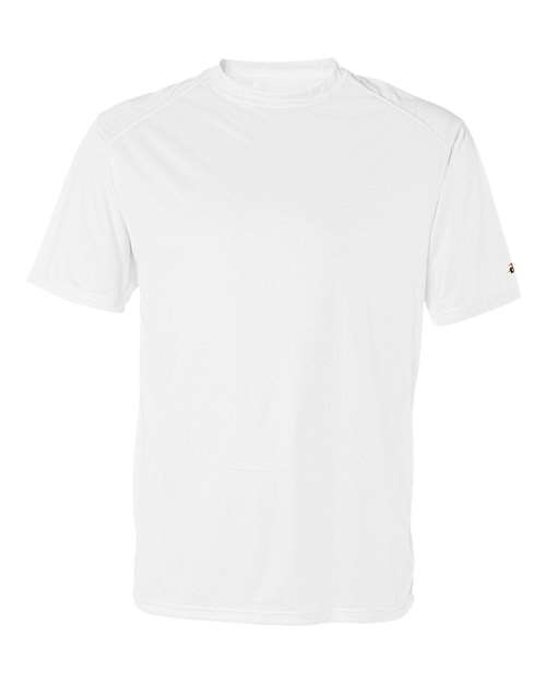 Badger 21 S / White 4120-Men's B-Core Sport Shoulders T-Shirt