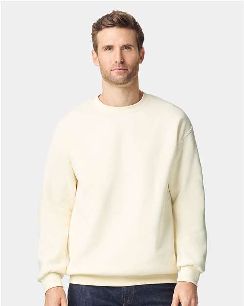 19000 Unisex Hammer Maxweight Crewneck Sweatshirt in Off White