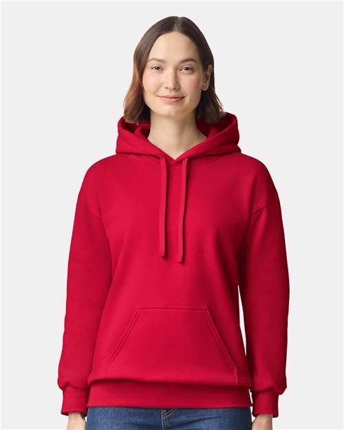 19500 Unisex Hammer Maxweight Hooded Sweatshirt in Cherry Red