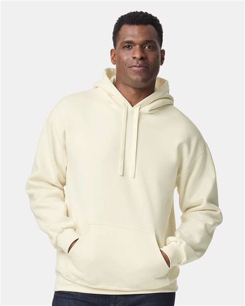 19500 Unisex Hammer Maxweight Hooded Sweatshirt in Off White