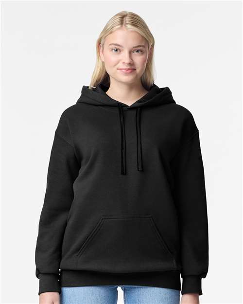 19500 Unisex Hammer Maxweight Hooded Sweatshirt in Pitch Black