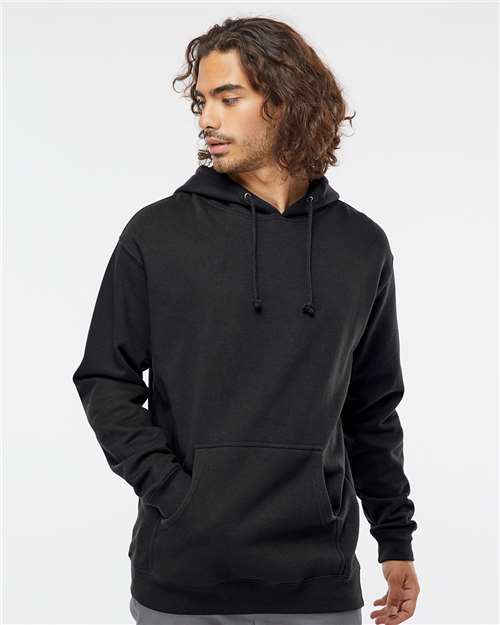 Unisex Heavyweight Hooded Sweatshirt - OnModelFront - B22276502 - Black